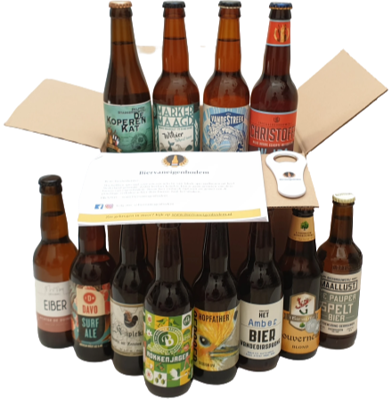 Bierpakket met 12 streekbieren